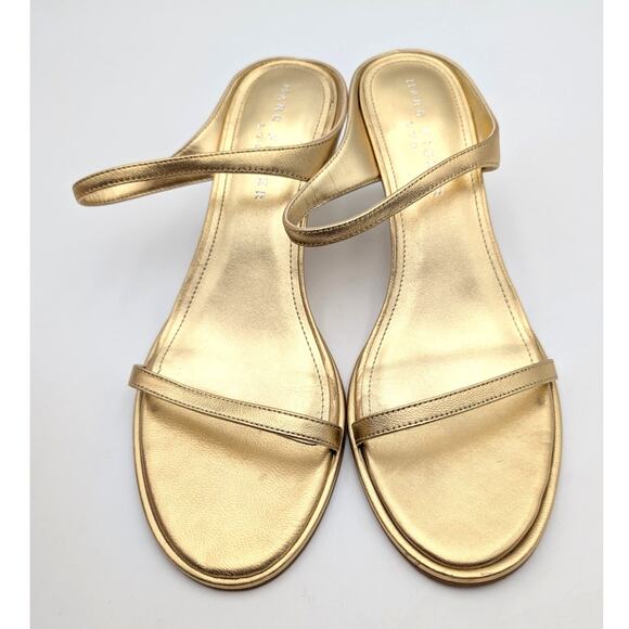 Marc Fisher LTD Alonde Slide Sandal Open Toe Women's Gold Size US9M EU39.5 - Picture 10 of 10
